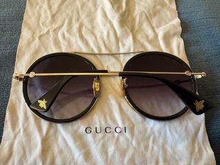 Occhiali da sole Gucci Donna Nero/Oro