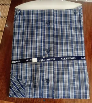 Camisa de manga larga AllThings cuadros hombre