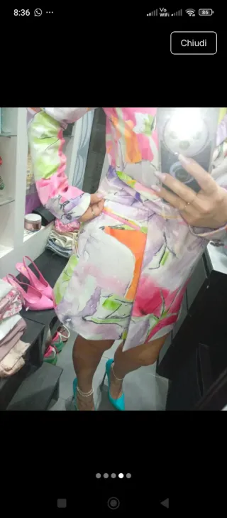 Abito blazer floreale