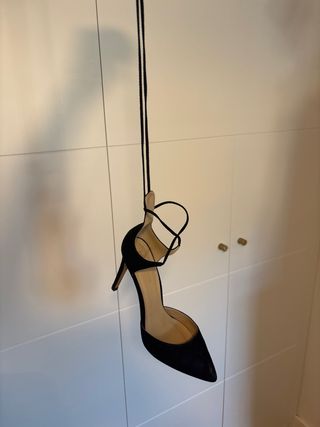 Zapatos tacón Primadonna negros atados