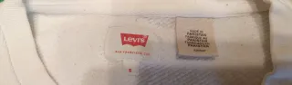 Felpa Levi's bianca con logo