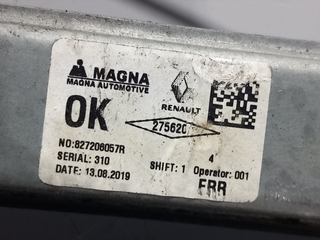 ELEVALUNAS TRASERO DERECHO DACIA LOGAN MCV II FAM