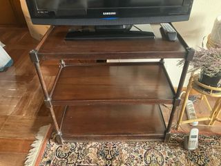 Camarera madera vintage auxiliar