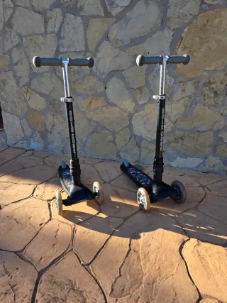 Patinete 3 ruedas infantil con luces