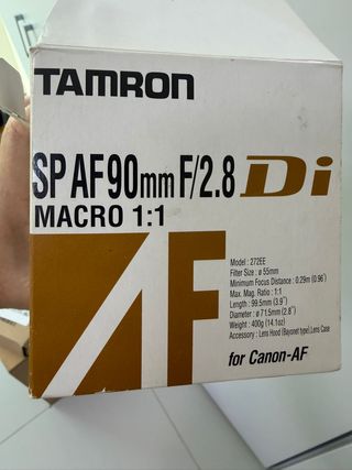 Tamron SP AF90mm F/2.8 Di Macro 1:1 Canon AF