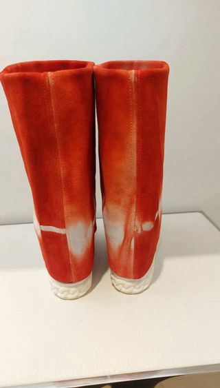 Casadei Stivali Rossi Taglia 37.5