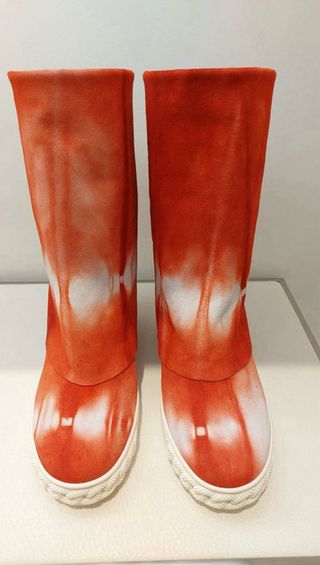 Casadei Stivali Rossi Taglia 37.5