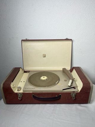 Giradischi portatile Philips Vintage in valigia