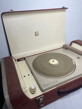 Giradischi portatile Philips Vintage in valigia