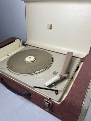 Giradischi portatile Philips Vintage in valigia