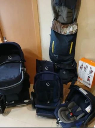 Carrito Bebé Jane Muum Koos R1 Trio+Accesorios