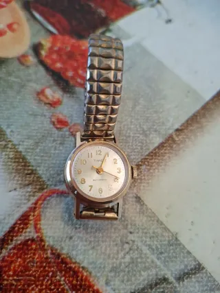 Orologio Timex donna oro/argento carica manuale