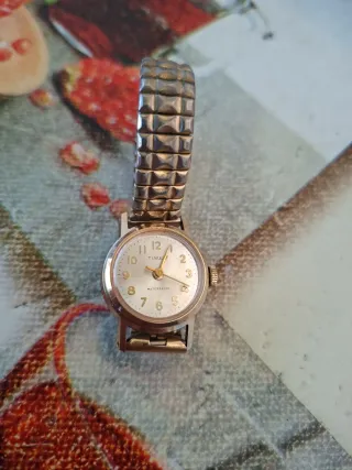 Orologio Timex donna oro/argento carica manuale
