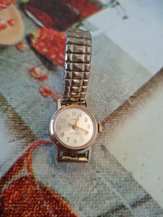 Orologio Timex donna oro/argento carica manuale