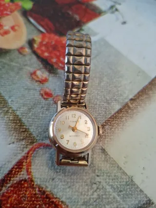 Orologio Timex donna oro/argento carica manuale