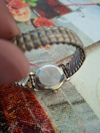 Orologio Timex donna oro/argento carica manuale