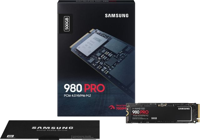 Samsung 980 PRO SSD 500GB PCIe 4.0 NVMe M.2