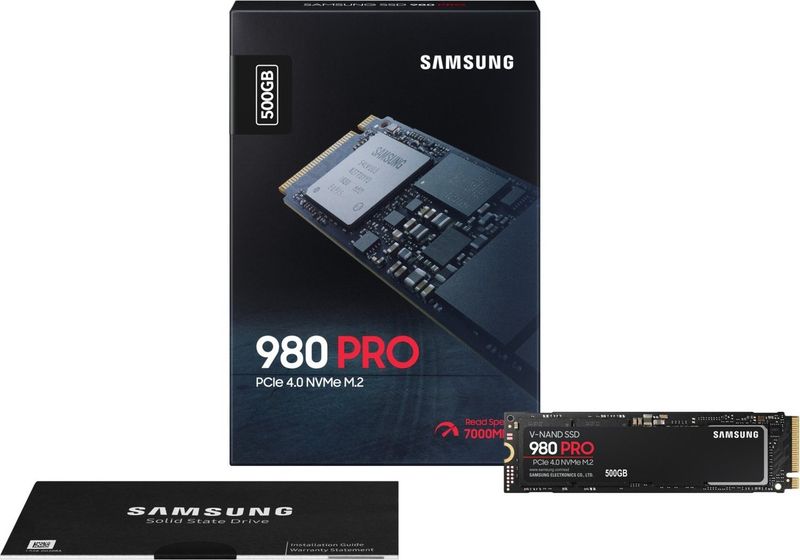 Samsung 980 PRO SSD 500GB PCIe 4.0 NVMe M.2