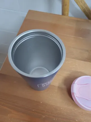 Taza Térmica Mr Wonderful Azul y Rosa