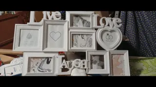 Marco de fotos Live Laugh Love