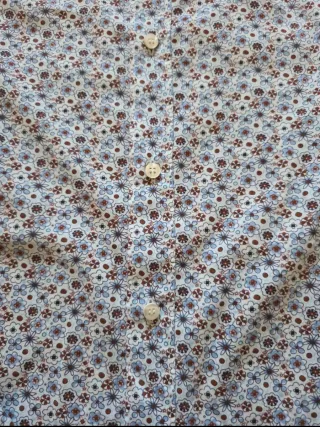 Camicia uomo Dama fantasia floreale M