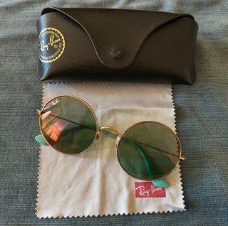 Occhiali da sole Ray-Ban donna oro/verde