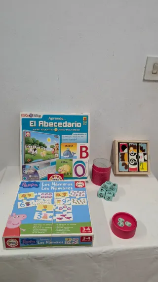 Lote 4 juegos educativos