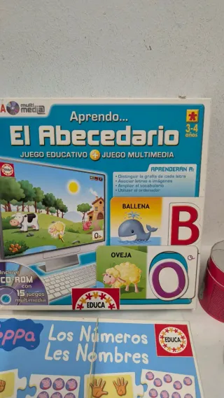 Lote 4 juegos educativos