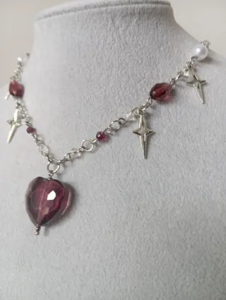 Collana Choker "DARK ACADEMIA" in acciaio inox