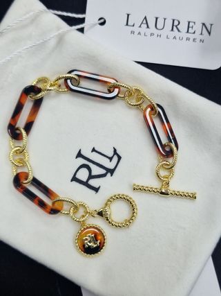 Bracciale Ralph Lauren Tortora e Oro Nuovo