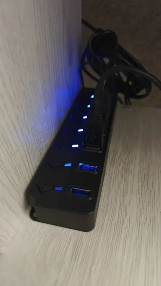 Adaptador Hub USB 3.0 7 Puertos