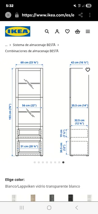 Mobile IKEA BESTÅ - Bar Vetrina con LED