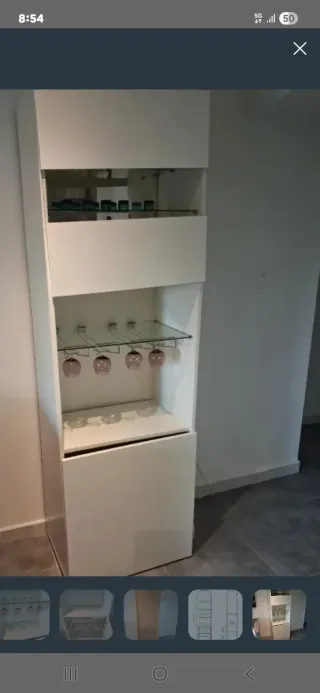 Mobile IKEA BESTÅ - Bar Vetrina con LED