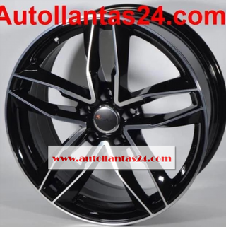 Juego 4 llantas para audi avus s6700 black