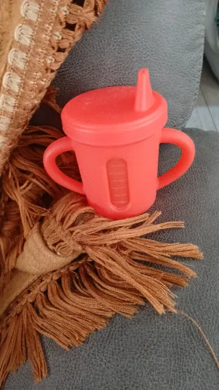 Vaso entrenador infantil naranja