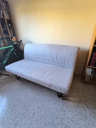 Divano letto Ikea Beige in tessuto