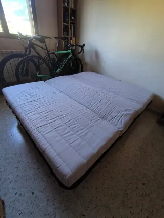 Divano letto Ikea Beige in tessuto