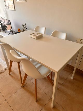 Mesa Comedor IKEA VIHALS Blanca