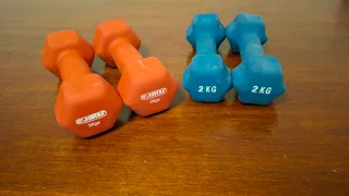 Manubri palestra 2kg e 3kg