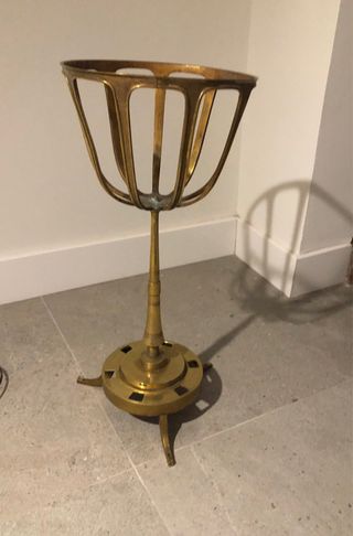 Macetero Art-Deco Bronce