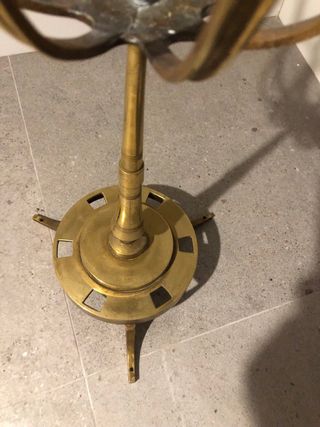 Macetero Art-Deco Bronce