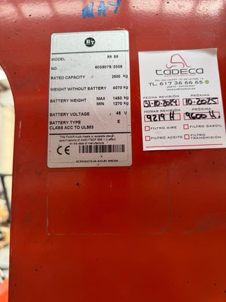 Carretilla elevadora eléctrica BT RR B8