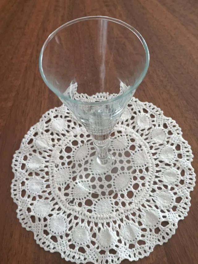 Set 8 Bicchieri Flute Vintage Anni 80