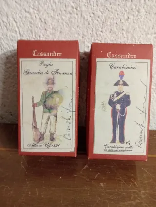 2 Soldatini Piombo Cassandra con Scatola