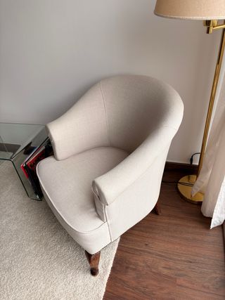 2 Sillones Beige Tela