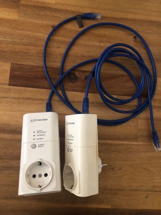 2 Adaptadores PLC Movistar Internet