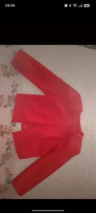 Blazer corto donna rosso