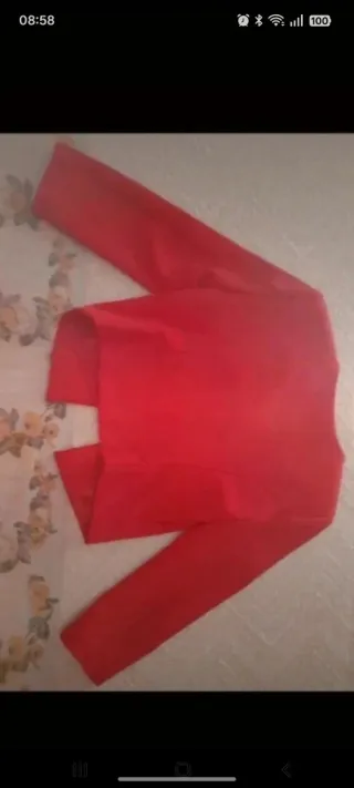 Blazer corto donna rosso