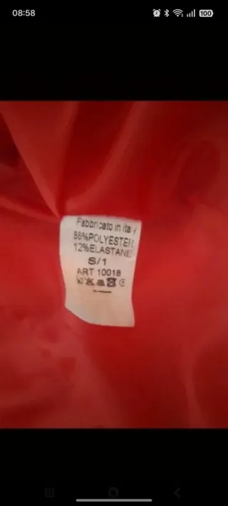 Blazer corto donna rosso