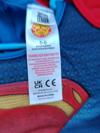 Disfraz Superman Talla Infantil